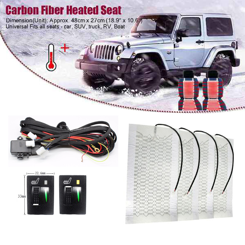 Coche calefacción cojín de invierno asiento térmico coche calefacción eléctrica 12V asiento cojín automático apagado rápido calefacción coche invierno