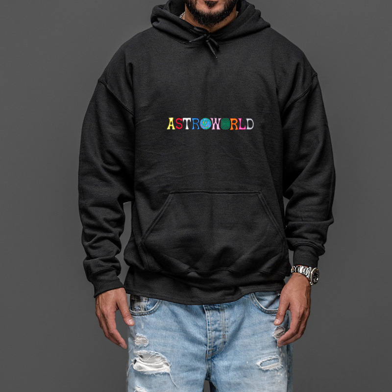 ASTROWORLD embroidery sweater autumn and winter men's sweater Travis Scott classic sweater AliExpress explosions