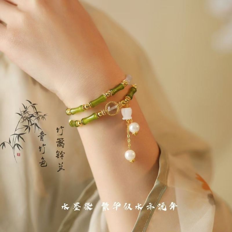 爆款好事莲莲手链莲花吉祥如意步步生莲新款送朋友手串高考礼物|undefined