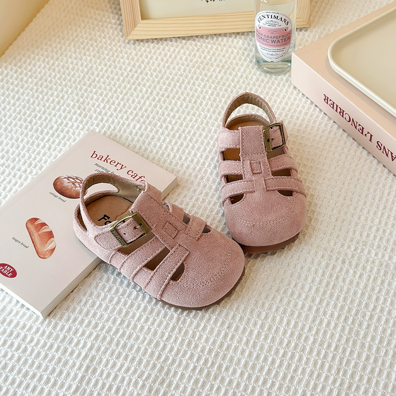 Children's summer shoes, fashionable comfortable footwear for boys for leisure girl's, sandals, Korean style, 2025 years