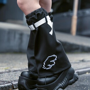 Summer New Japanese-Style Harajuku Drawstring Sports-Style Leg Warmers for Students, Cute Mid-Calf Versatile Socks for Women