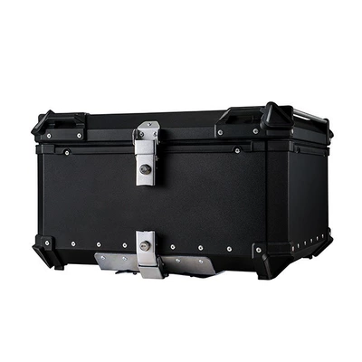 Retail 55L/65L Aluminum Alloy Motorcycle Motorcycle trunk - 65l-flat-black