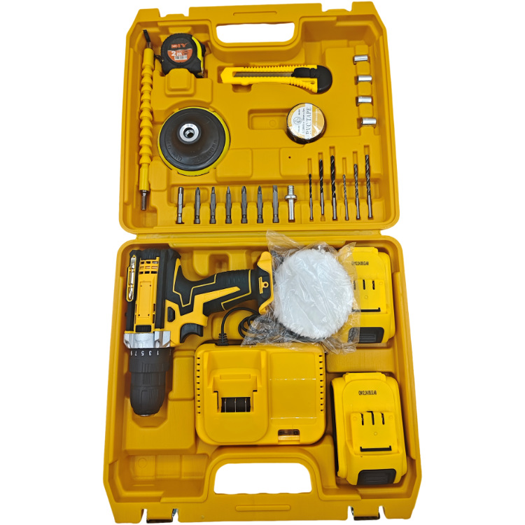 Fábrica directa de 21v doble chapa de doble velocidad de impacto hierro pinza de litio multifuncional conjunto de pulidas accesorios completos