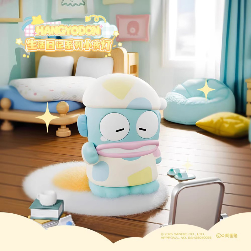正版新品Sanrio characters夏日黑皮系列冲浪盲盒手办摆件批发礼|undefined