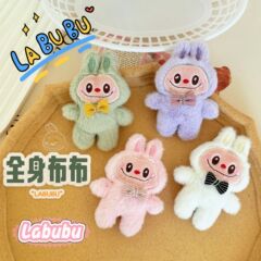 网红拉布布抓夹可爱卡通儿童毛绒玩偶发夹少女盘发鲨鱼夹发夹配饰