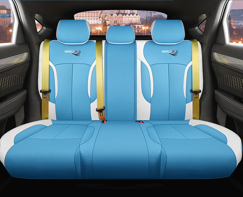 Dedicated to Geely Xingrui car seat cover four seasons universal cushion summer Breathable linen all-inclusive cartoon seat cover