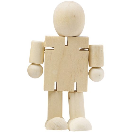 Wooden Small Doll Oxford Tree Student Kindergarten Children's Educational diy Wooden Handmade Graffiti Toy Gift
