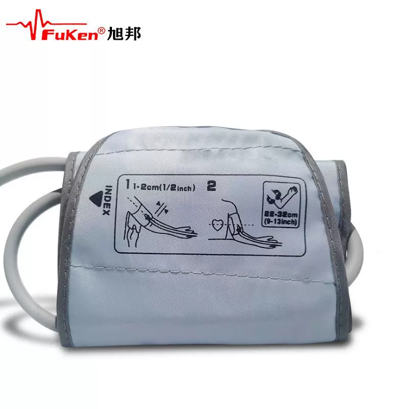 源头厂家  供应22-32CM袖带  通用扇形血压计臂式袖带 完整连接头