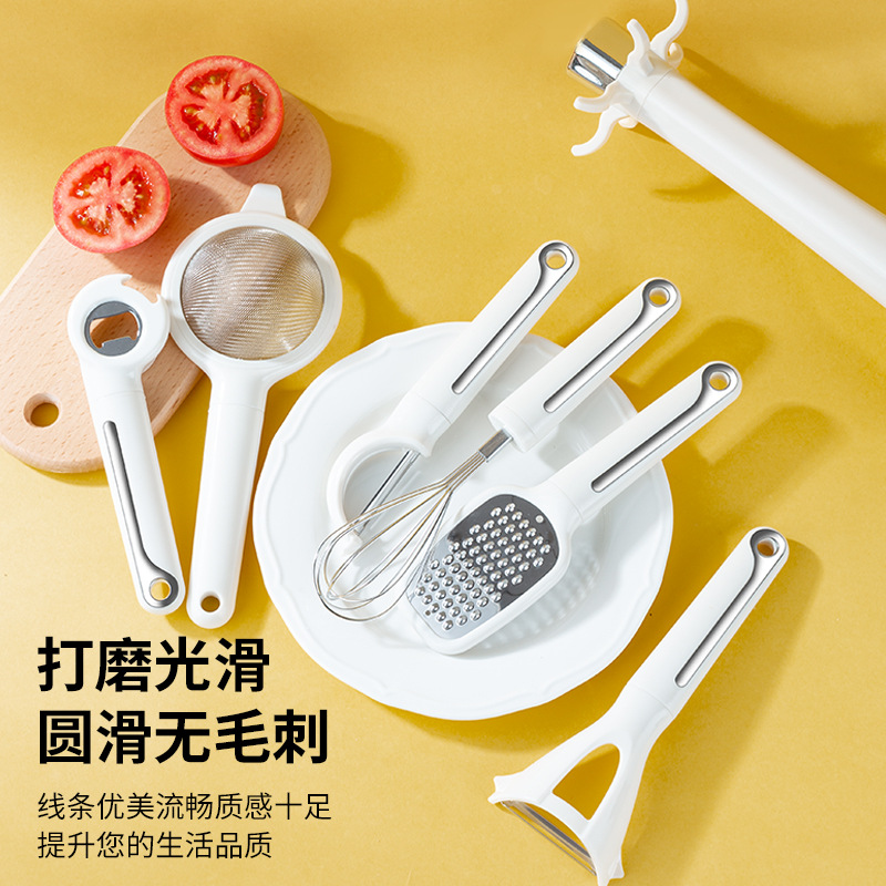 Aparatos transfronterizos, utensilios de cocina, batidor, remover manualmente, suministros de cocina, batidor, artilugio de cocina, juego de 7 piezas