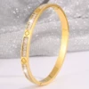 【178】Golden four-leaf flower diamond