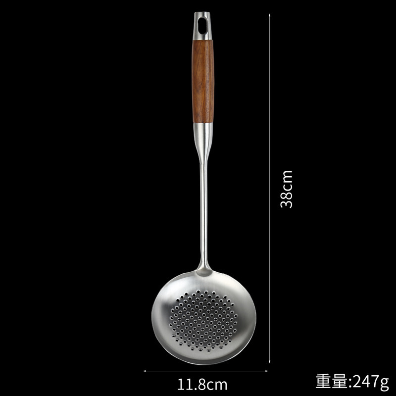 304花梨木ステンレス鍋シャベル台所炒め料理シャベル家庭用シャベル炒めスプーン|undefined