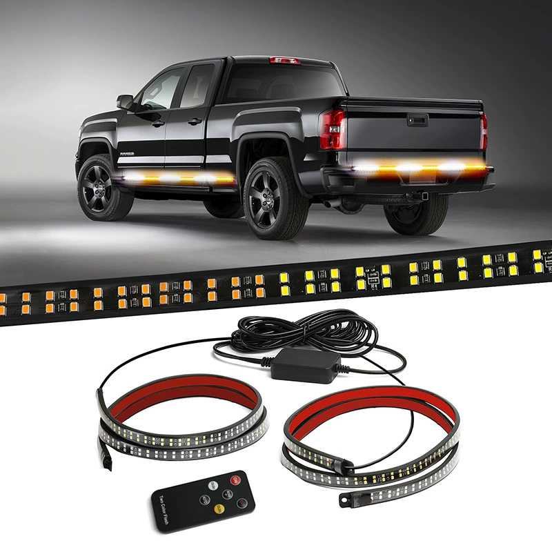 Светодиодная подсветка для пикапов: модификация, подсветка дверей, боковые фонари, задние габаритные огни, сигнальные огни, боковые фонари для грузовиков, 9-30В, двухрядная подсветка