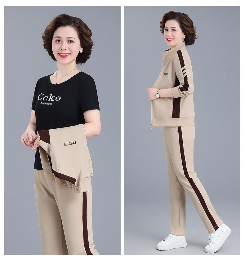 Women's Plus Size Sports Suit Casual Two Piece Set For Women_voghion.com