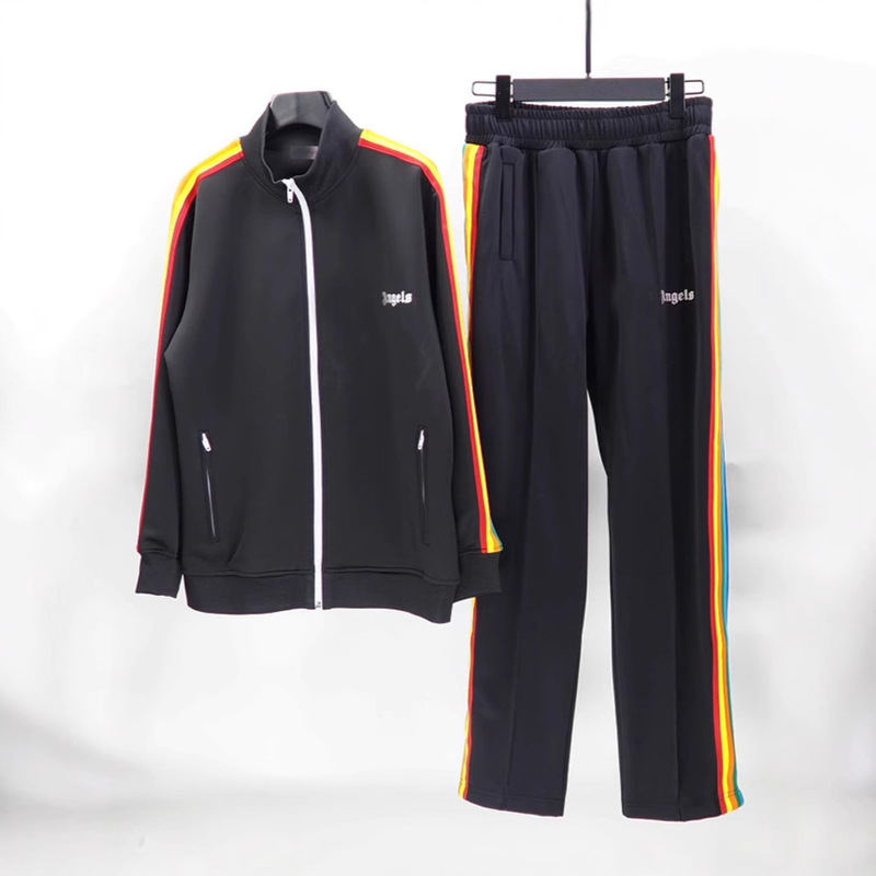 Palm Top Palm Angel angels Colored Sports suit Men's Sportswear Men's Casual Pants Jacket