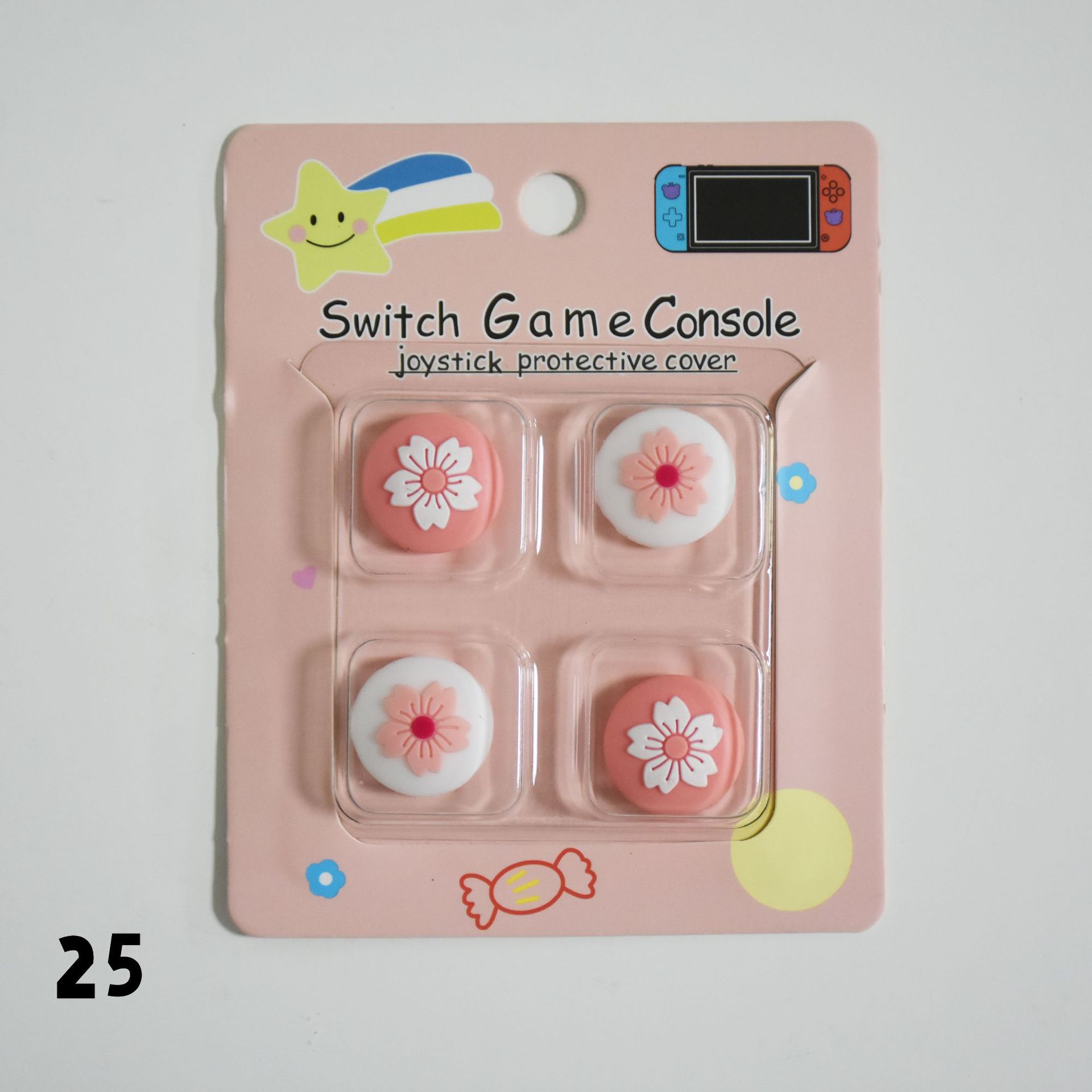 Tapa basculante de silicona de Nintendo Switch de dibujos animados NS Lite tapa basculante tapa protectora mango tapa protectora basculante