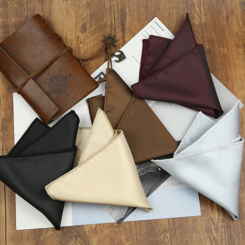 Men's Suit Pocket Square Wedding Wedding Party Dress Breast Square Formal Business Fashion Solid Color Black wine red Coffee Powder Men's Suit Pocket Square Wedding Wedding Party Dress Breast Square Formal Business Fashion Solid Color Black wine red Coffee Powder