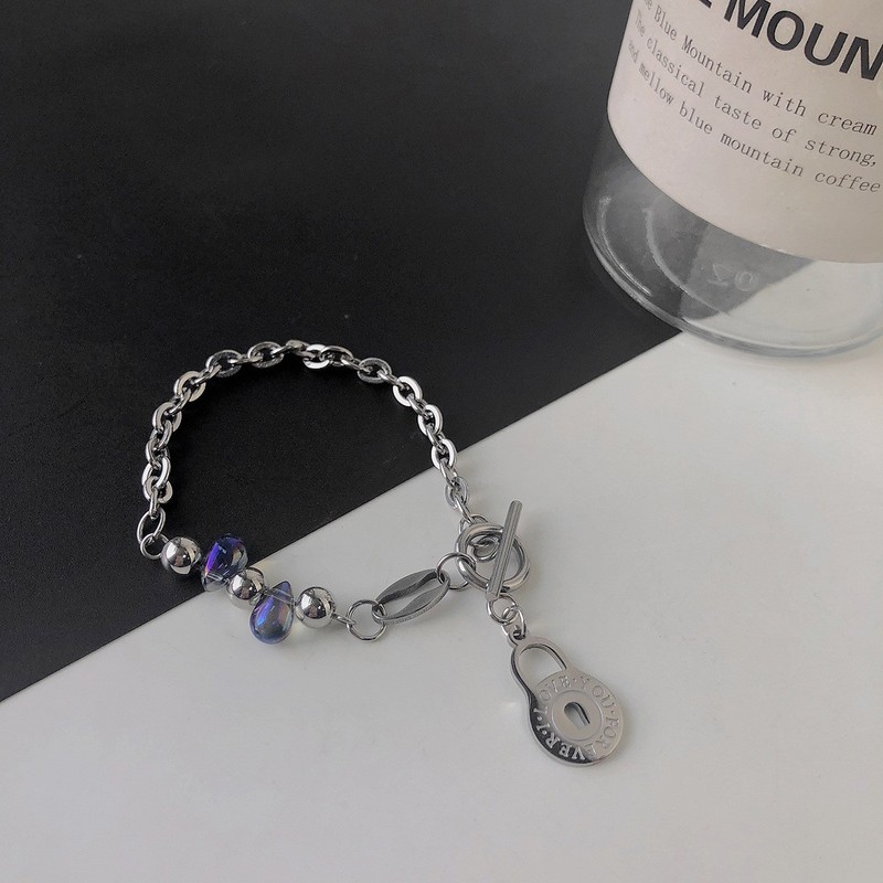 日韩嘻哈潮酷ins冷淡风链条手链叠戴百搭简约小众设计感手饰配饰|undefined