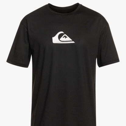 Cross-Border Quiksilver Wetsuit Men's Short-Sleeved Swimsuit Sun Protection Clothing Summer Professional Surfing Suit T-Shirt Ice Silk