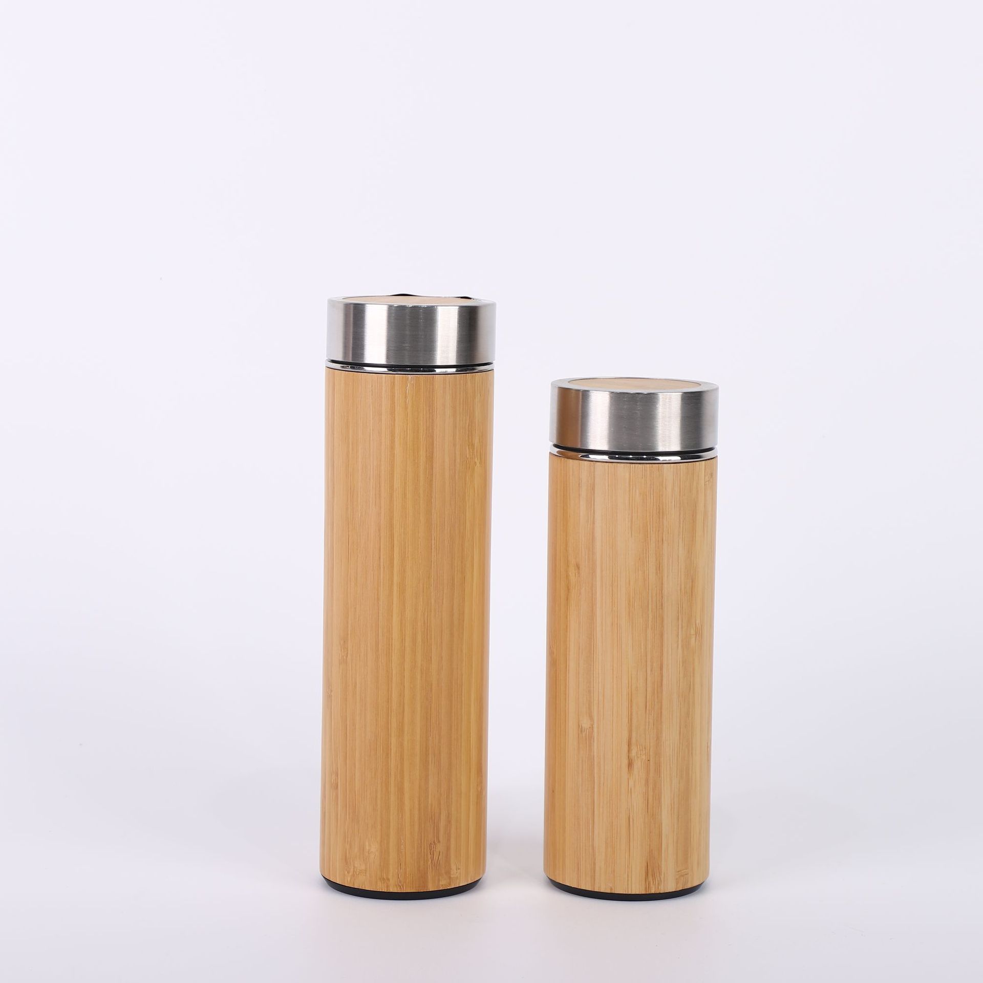 Cross-border 304 taza de acero inoxidable simple taza de agua de bambú y madera taza de vacío de automóvil taza de automóvil portátil