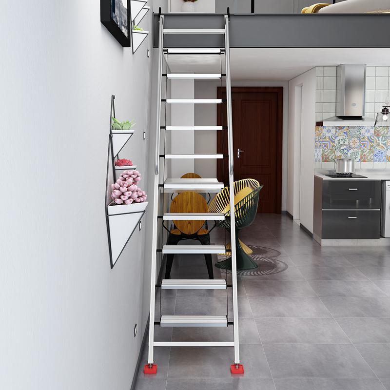 fold ladder household thickening alloy outdoors The ten step Eleven Engineering ladder move Telescoping stairs