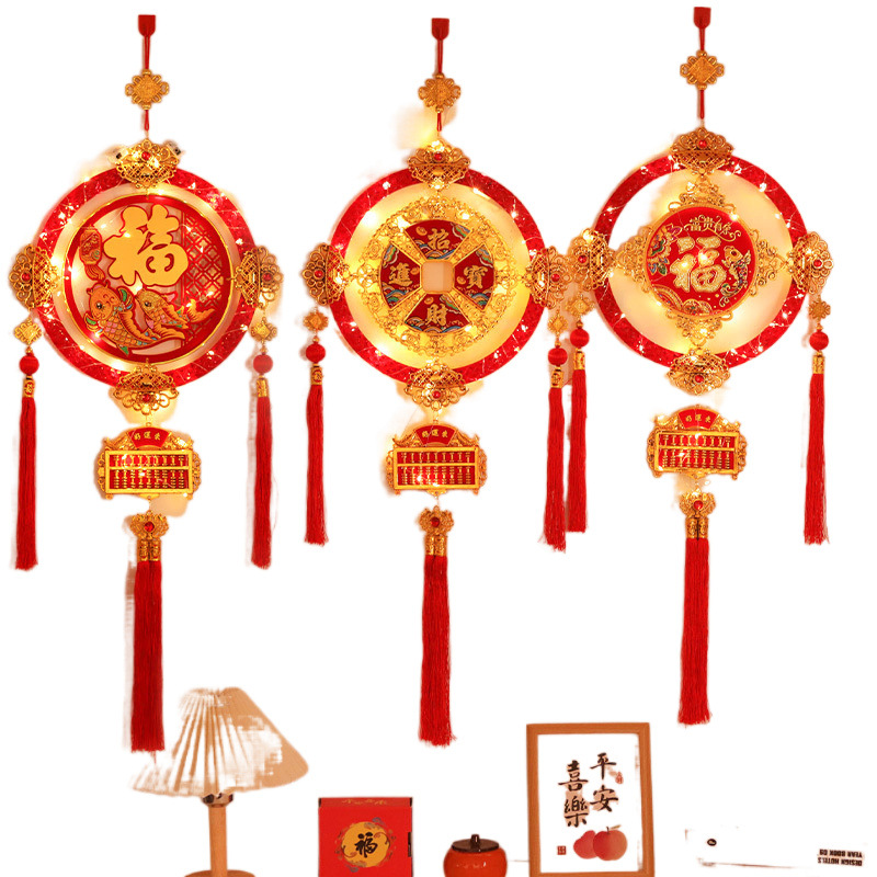2025 New Year Decoration Pendant Indoor Luminous Lucky Snake Spring…