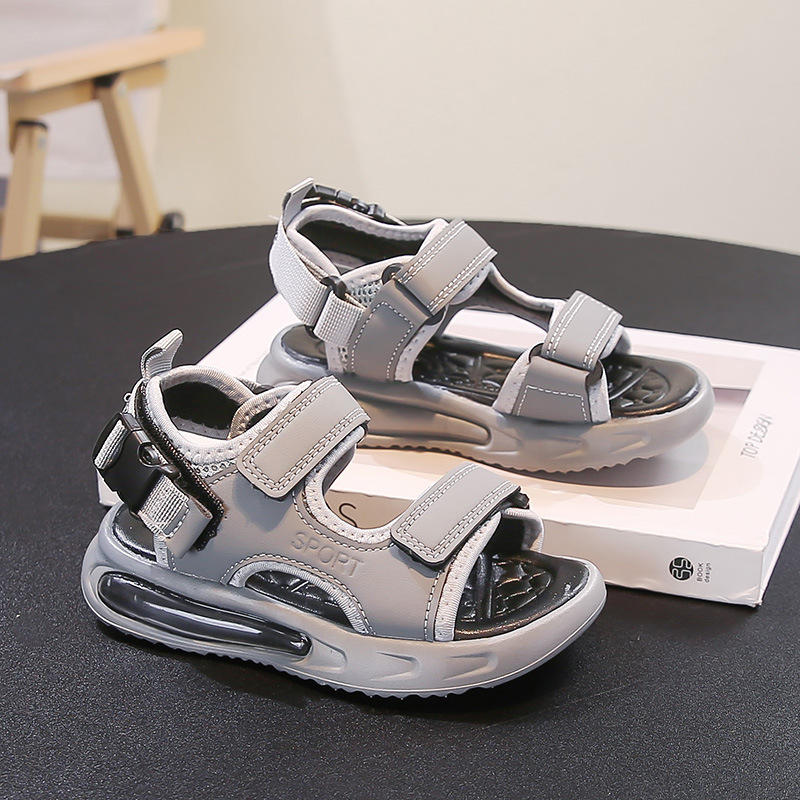 Sandálias para niños 2026 nuevos niños de verano, zapatos de playa antideslizantes suaves para niños, zapatos de velcro para niños image 8