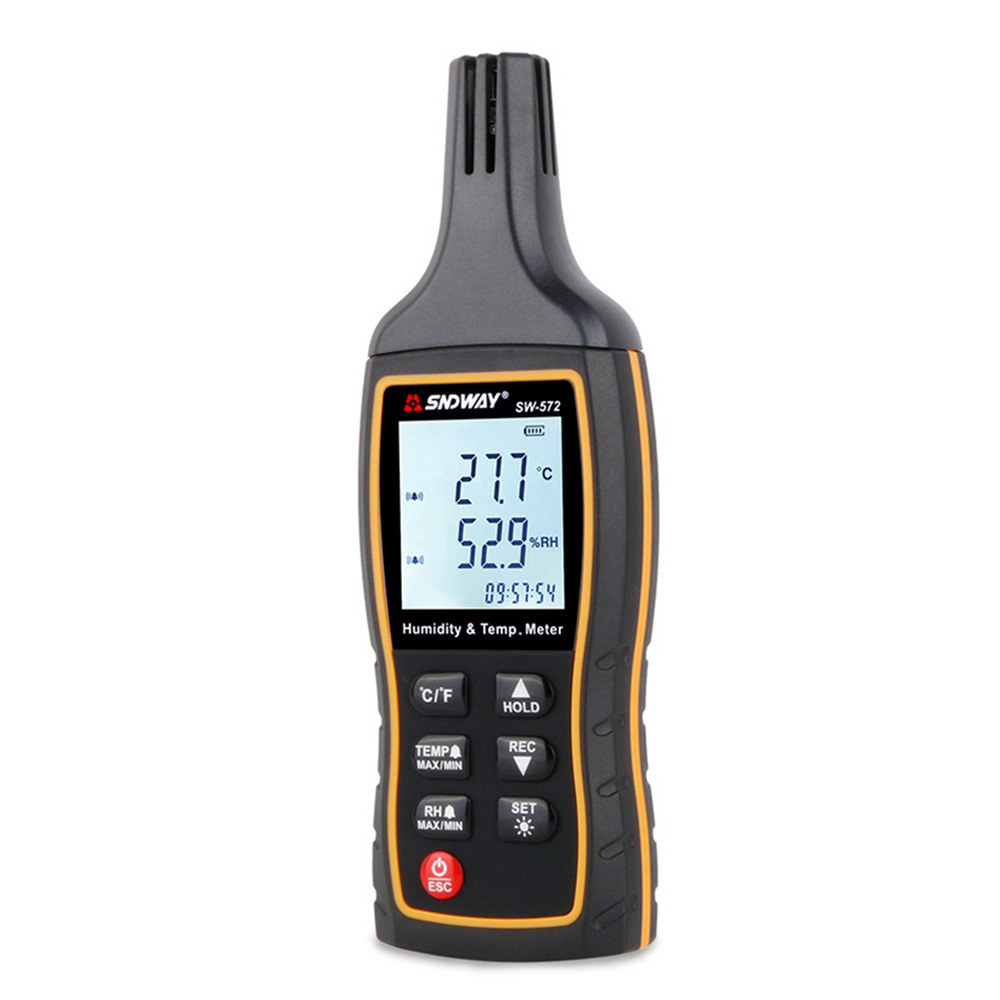 深达威手持数字温湿度计SW-572高精度家用温湿度表室内电子测温湿