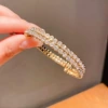 65# open bracelet-gold-double round