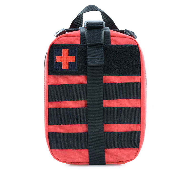 20*15 Bolsillo médico táctico al aire libre, deportes, montañismo, campo, botiquín de primeros auxilios multifuncional, tela Oxford, impermeable portátil