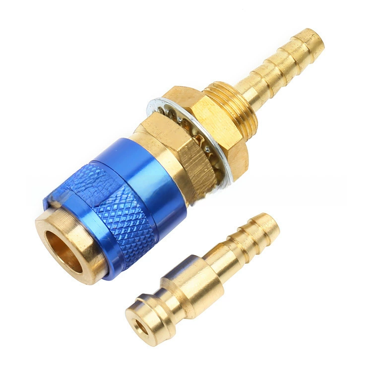 M6 welding machine, water fast inserting blue water -cooled welding tank cooling water tank water -cooled equipment joint 6mm step -in