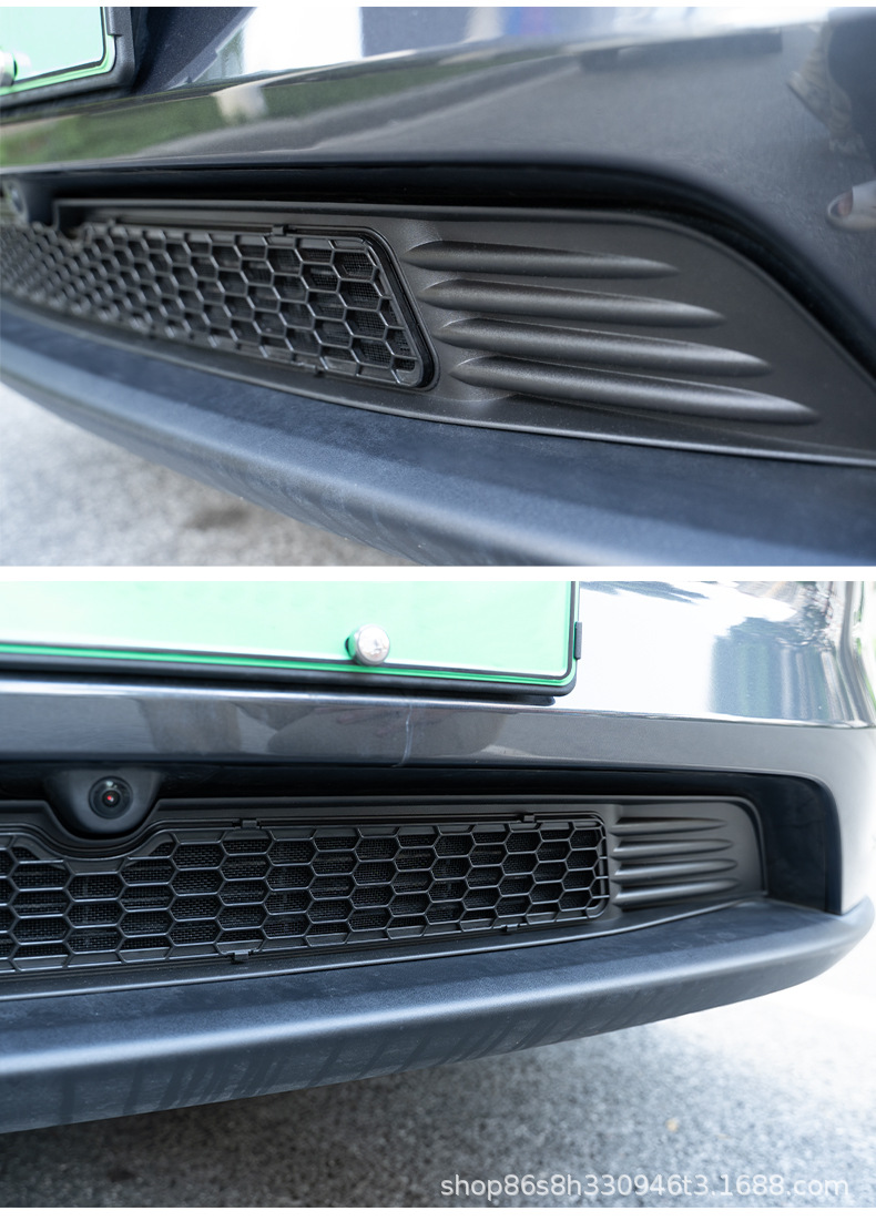 Suitable for Tesla Model Y, New 3/Yl Insect-Proof Net, Air Inlet and Outlet Grille Protective Accessories, Detachable and Modular