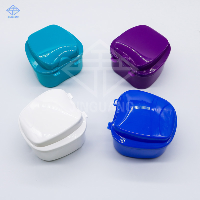 Caja de soporte de caja de dentadura dental caja de almacenamiento de dientes modelo de caja de aparatos de ortodoncia caja de almacenamiento caja de dientes de manzana image 4