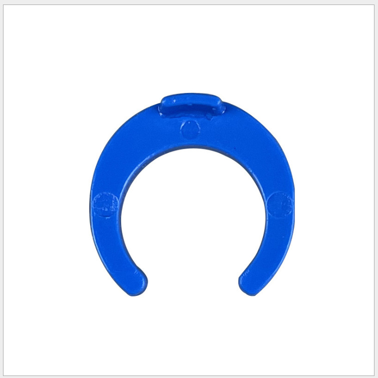 Hebilla de tarjeta azul 3 puntos de conexión rápida tarjeta azul Tarjeta de tubo PE conector rápido anillo de tarjeta de tres puntos tarjeta de tubo azul TARJETA DE purificador de agua accesorios