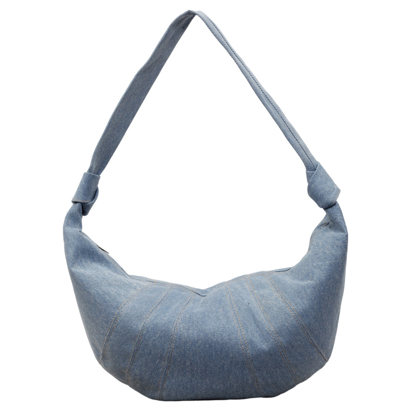 Bolsa de bolsillo de gran capacidad para mujeres nueva moda versátil bolso de corno coreano simple diseño antiguo bolso de hombro