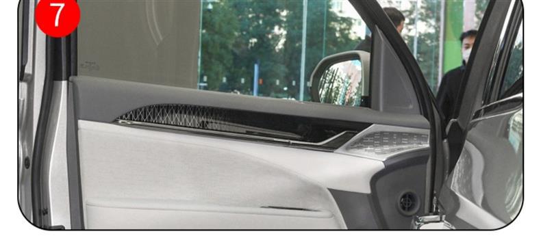 22-25 Models of Zeekr 009 Gear Interior Stickers Special Modification Accessories Paint Transparent Screen Protector