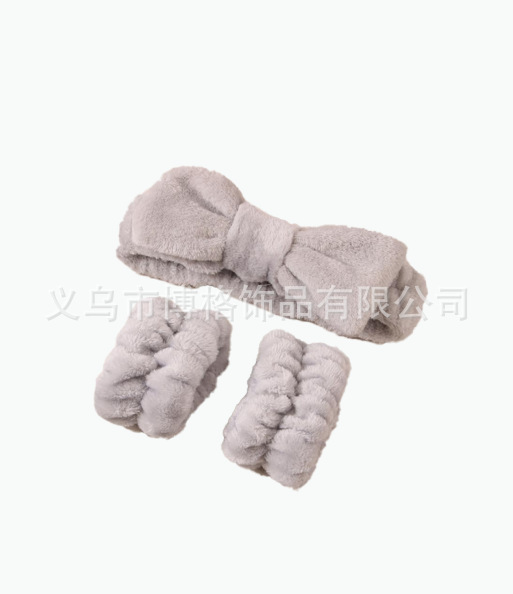 Amazon popular banda de pelo de las mujeres cara impermeable correa de muñeca traje arco simple banda de pelo accesorios para el cabello cabeza