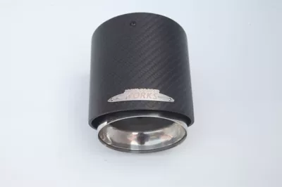 modified black baked blue exhaust — Exhaust pipe - small-r-series-matte