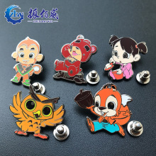 珐琅徽章 锌合金卡通胸章动漫人物纪念章制作 金属徽章定制胸针