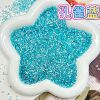 Glass gravel-peacock blue
