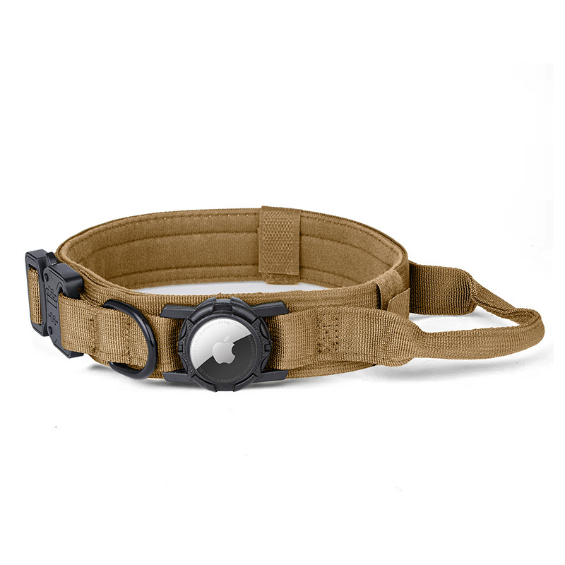 Inventario nuevo collar de posicionamiento táctico de perros de nylon al aire libre collar de perros militares collar de perros grandes