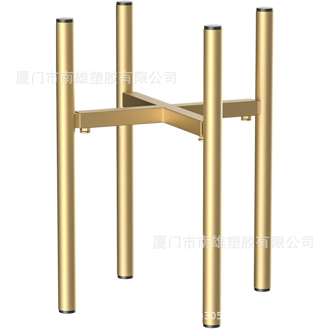 Ferro forjado transfronterizo de piso único ajustable y retráctil soporte de plantas decoración interior moderna y simple soporte de flores image 6