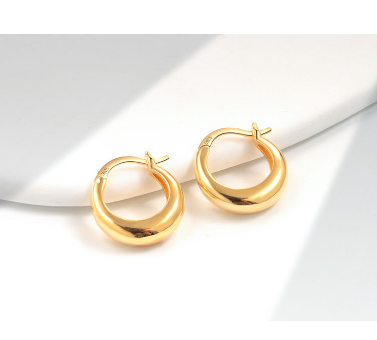 Earrings Classification 1 Pair 925 Sterling Silver 925 Sterling Silver Earrings U Shape Earrings
