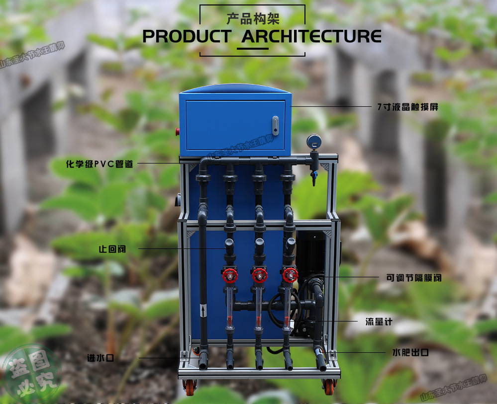 智能水肥一體機廠家 圣大節水自動灌溉溫室大田三通道施肥機