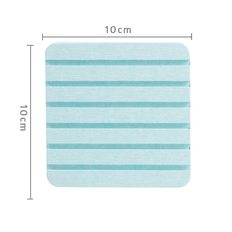 녹색 10*10cm 규조토 진흙(홈)
