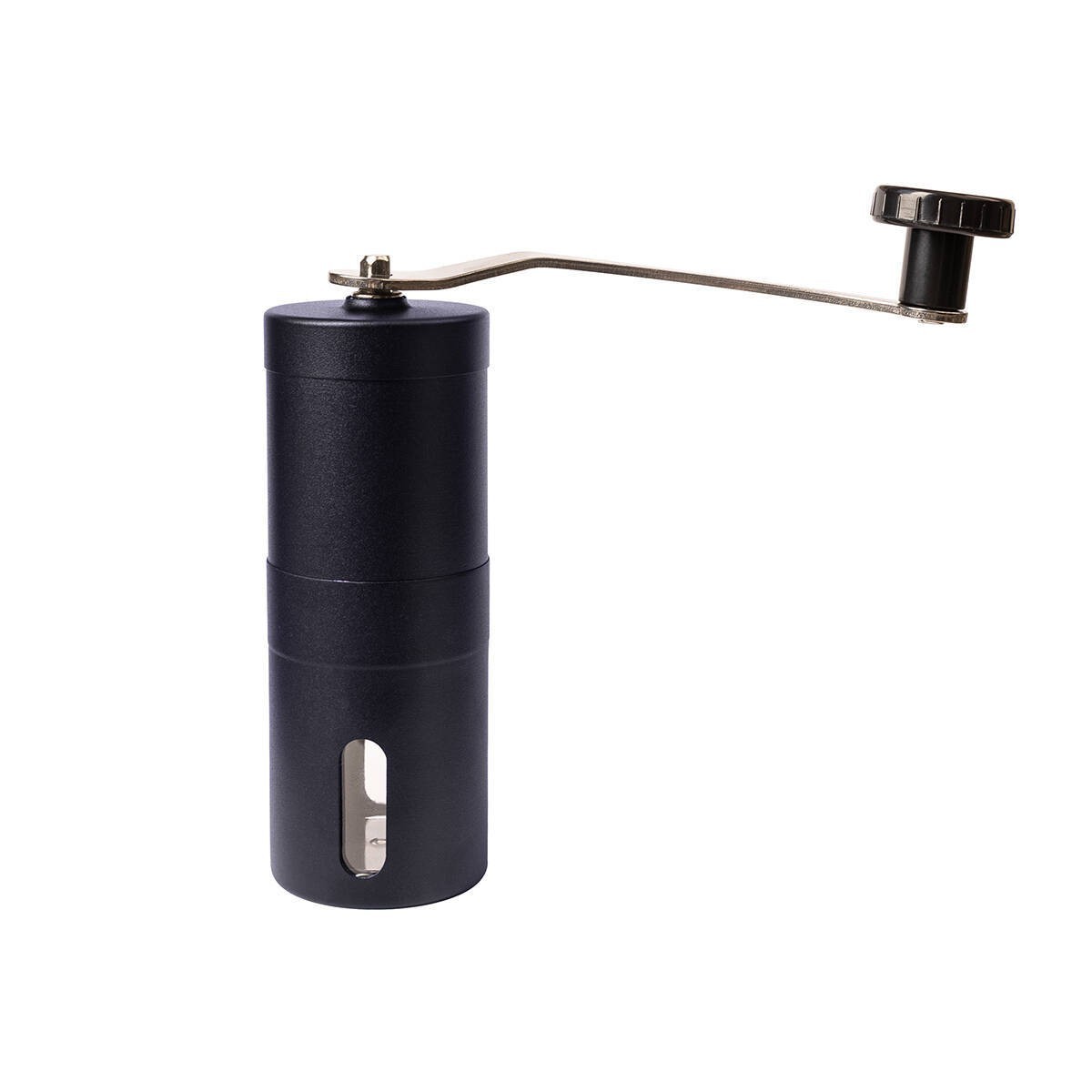 Molinillo de café manual HD-A65 de acero inoxidable negro