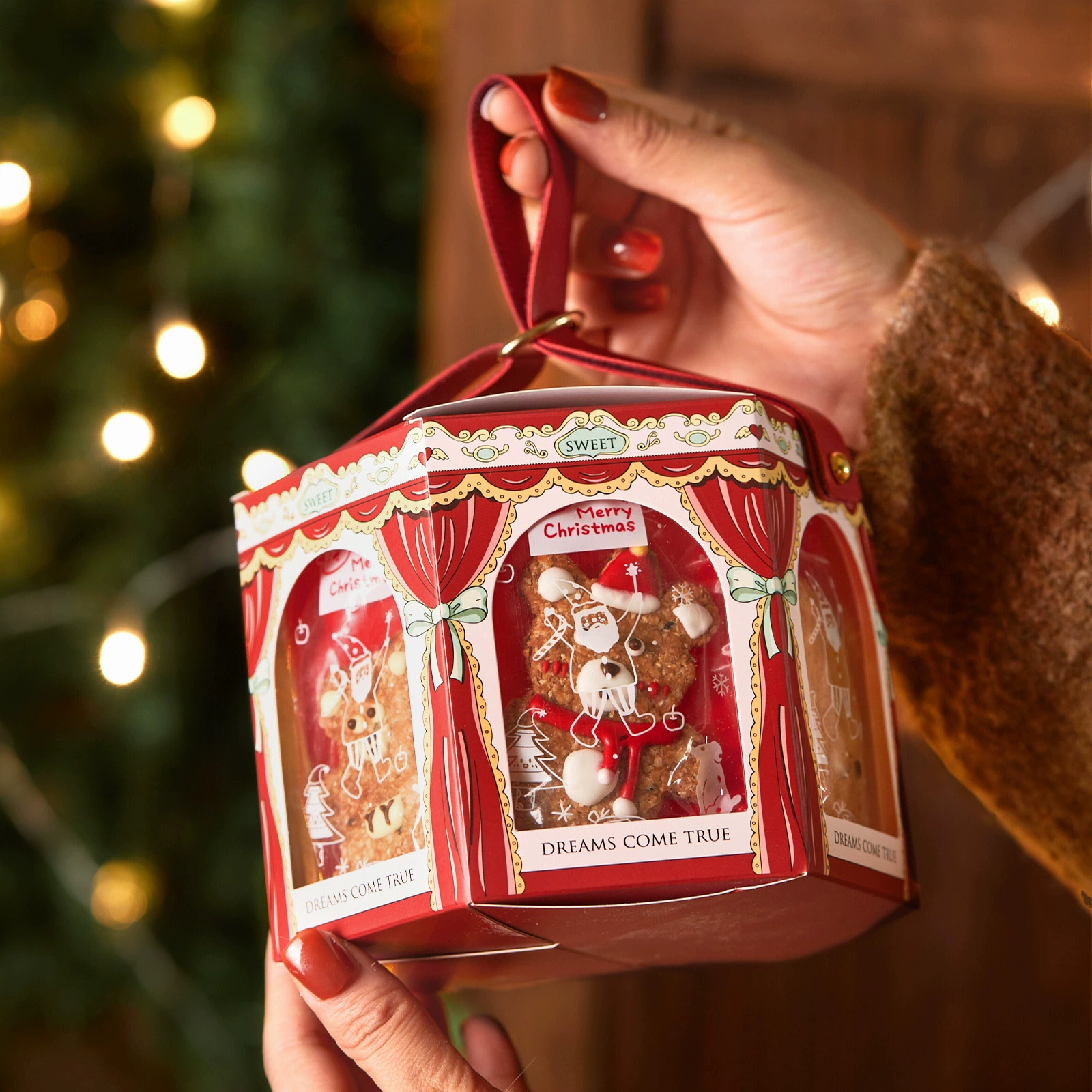 Н Christmas Creative Package Выпечка Sesm Stick Stick Smooth Conscanuous Tracker Whenever Biscuits Berrying Blael Baussing Gift Box
