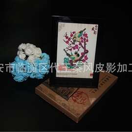 皮影摆台陕西纪念品送朋友陕西特色工艺品收藏摆件皮影