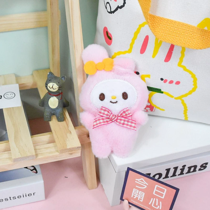 Sanrio, cute plush keychain, doll, backpack, pendant for students