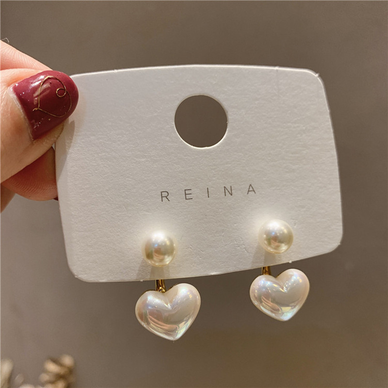 New fashion contracted Heart Pearl fine...