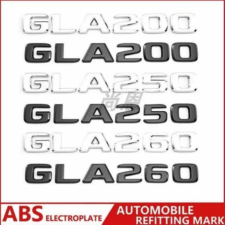 Suitable for Mercedes-Benz GLA180, GLA200, GLA260 AMG – tail emblem, car logo, lettering, and car stickers